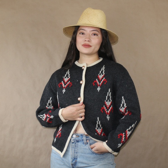 Vintage Sweaters - ⚡️FLASH SALE⚡️VTG 1950s Wool Italian knitted Sweater